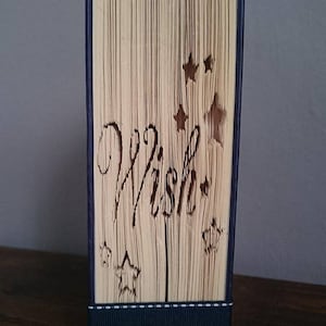 Wish Book Folding Pattern, cut & fold (Digital Download PATTERN) 20cm book, 461 pages