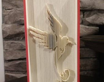 Bird of Paradise Cut & Fold Book Folding Pattern (Digital Download PATTERN ONLY)