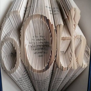 60th Book Folding Pattern (Digital Download PATTERN ONLY)