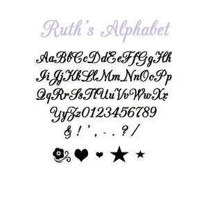 Ruth&#39;s FULL Cut & Fold Book Folding Alphabet (Digital Download PATTERN ONLY)