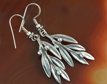 Blatt Silber Ohrringe, Blatt Ohrringe, Blatt Ohrringe, Blatt Ohrringe, Blatt Ohrringe, Blatt Ohrringe, Blatt Ohrringe, Blatt Ohrringe, Blatt Ohrringe, Blatt Ohrringe, Geschenk für Frau