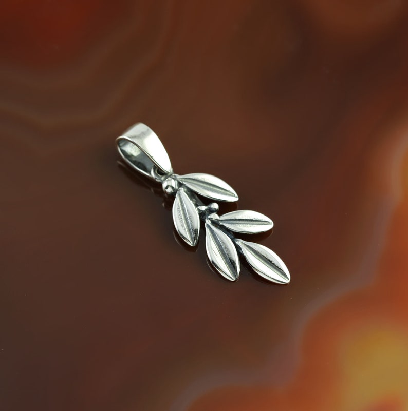 greek necklace olive leaf silver necklace olive leaf pendant laurel necklace laurel pendant olive leaf necklace greek pendant