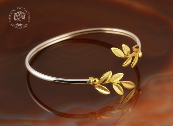 Double olive leaf bracelet - Greek Era