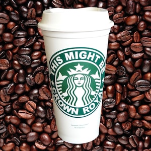 Dies könnte Krone königliche Starbucks personalisiertes Reisebecher-Becher-kundenspezifisches Kaffee-Geschenk von StarTangleArts