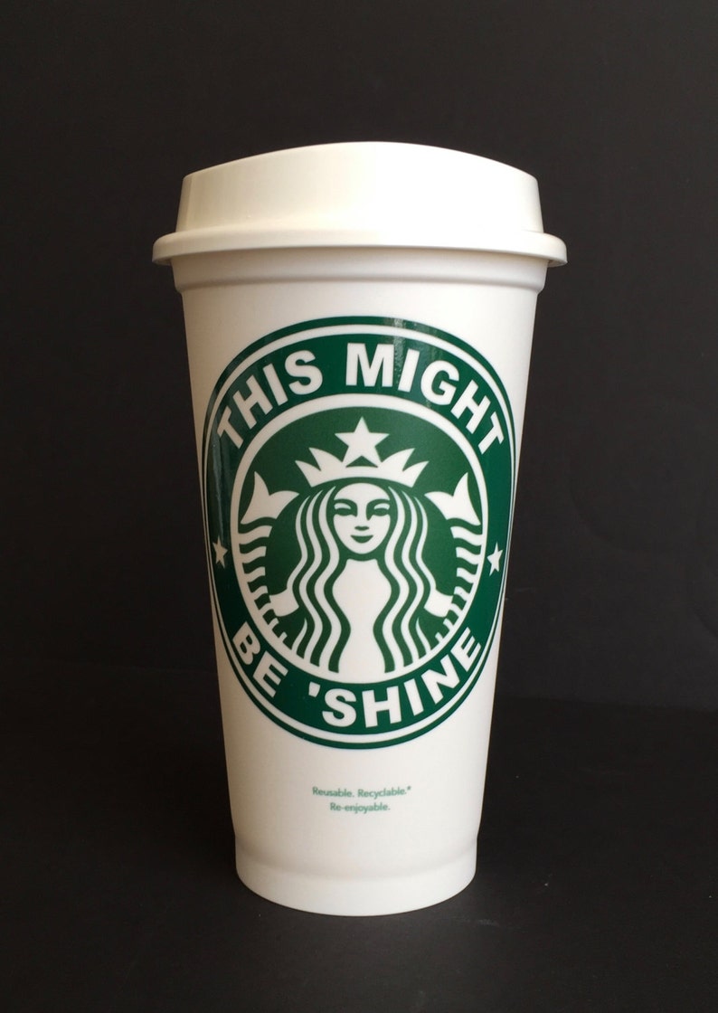 This Might Be Shine Starbucks Personalized Coffee Travel Mug Tumbler by StarTangledArts image 2