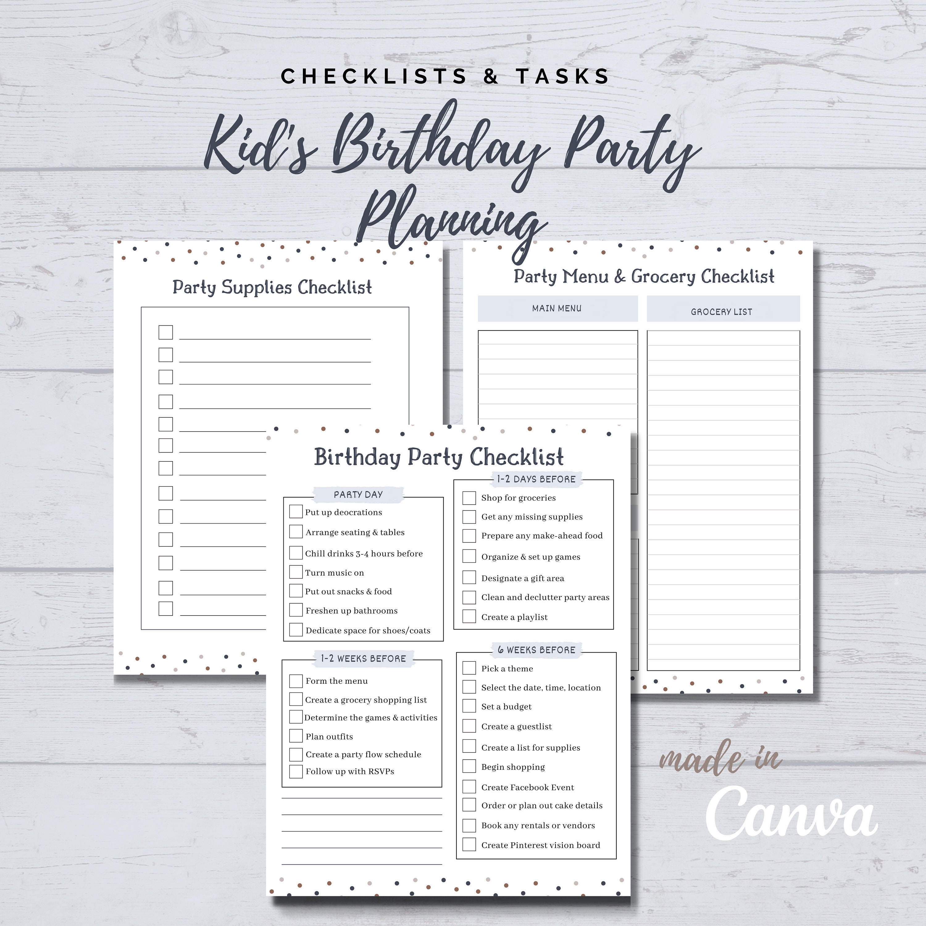 20+ 1St Birthday Party Checklist