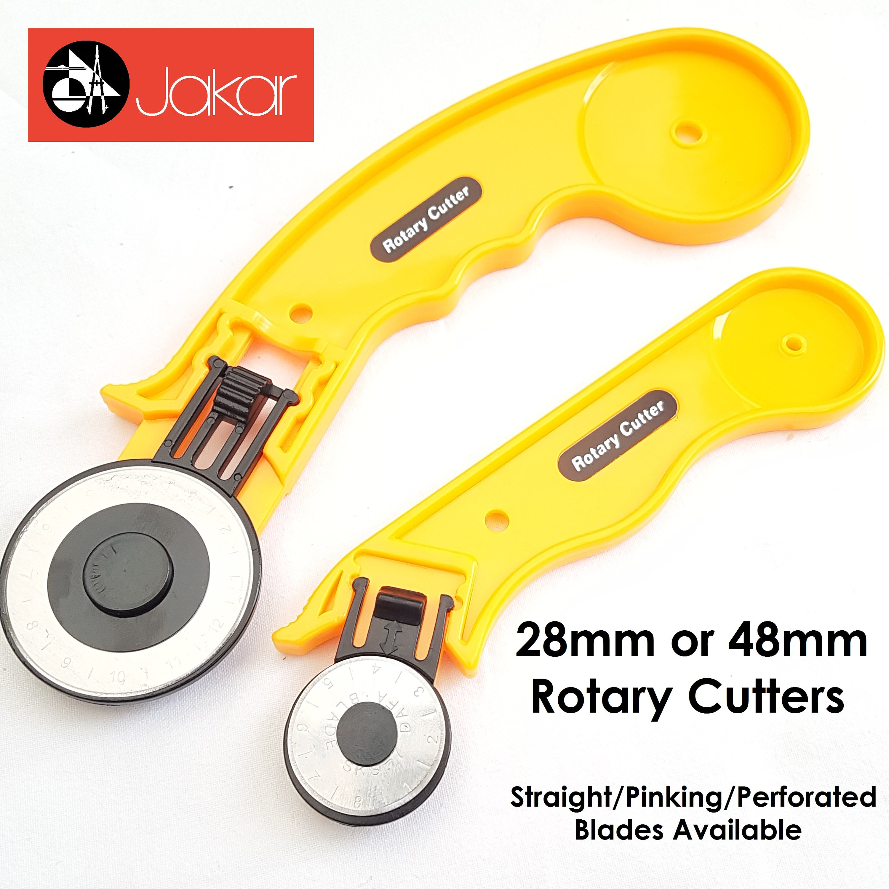 9pcs 45mm Rotary Cutter Set Skip stitch Blade Pinking Rotary Blade