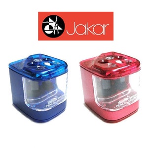 Jakar Automatische dubbele gat elektrische bureau puntenslijper Batterij/netvoeding