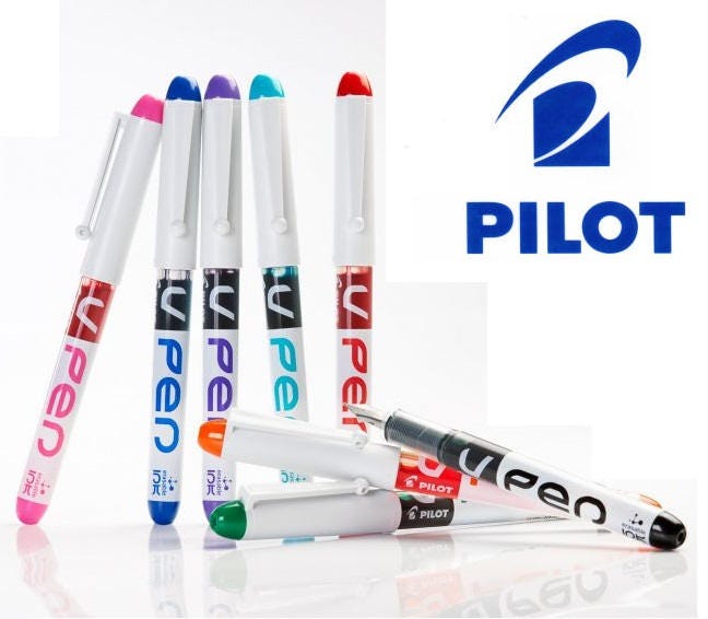 7 X Pilot V Pen Fountain Pen Disposable Medium Line Liquid Ink Svpn4w Etsy