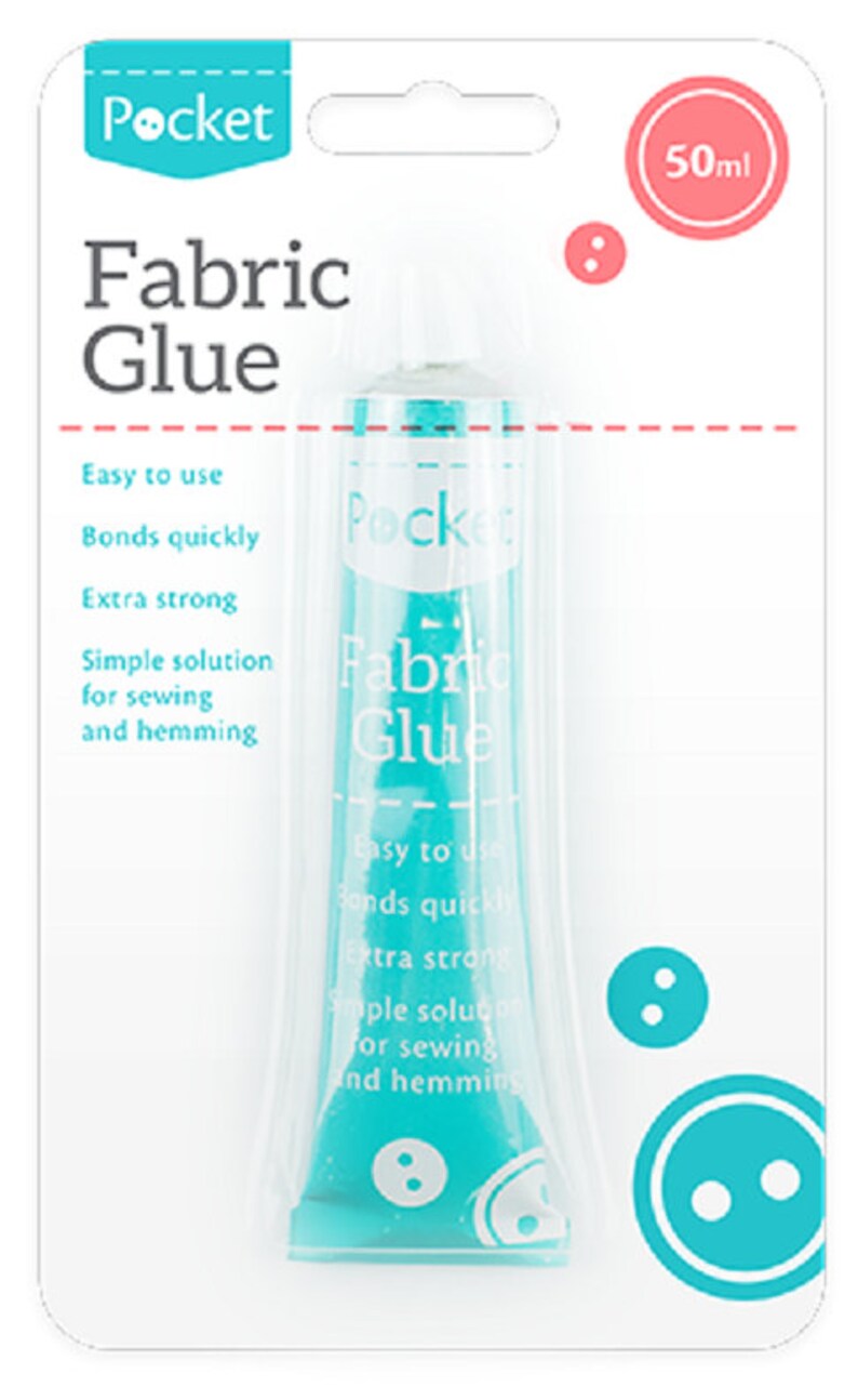 Fabric Glue 50ml Tube Sew Quick Strong Adhesive Textile Etsy UK