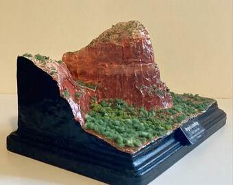 Angels Landing - Escultura de 7 x 5 pulgadas