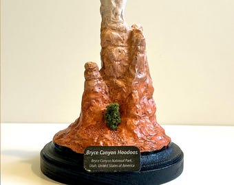 Chimeneas de hadas del Cañón Bryce - Escultura de 4 x 5 pulgadas