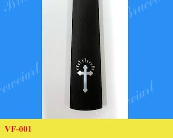 For 4/4 Violin, Ebony Fingerboard, MOP Inlay, Bruce Wei VF-001
