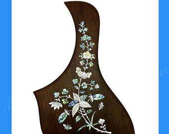 Fit Taylor 517e Guitar Rosewood Pickguard, MOP & Abalone inlay, Bruce Wei ( 579 )