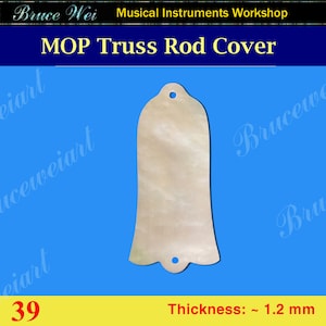 Free Shipping Guitar Truss Rod Cover Mother of Pearl 1pc, Bruce Wei (39)