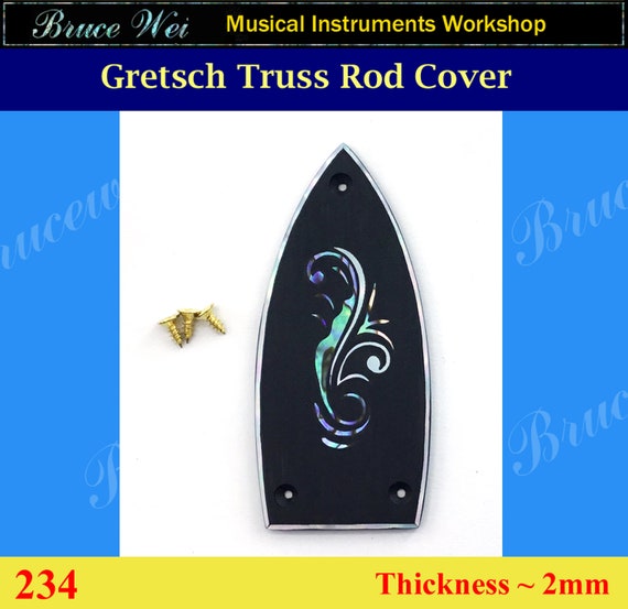 custom gretsch truss rod cover