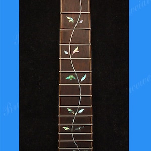 Mandolin 13 7/8&quot; Fretted Rosewood Fretboard, MOP & Abalone Inlay, Bruce Wei (304)
