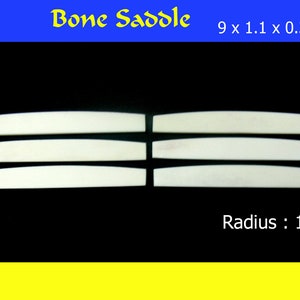 Free Shipping Bruce Wei, Buffalo Bone Saddle - 9 x 1.1 x 0.3 cm Radius 16&quot; (6 pcs)(B75)