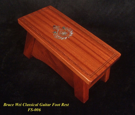 Wooden guitar foot stool discount