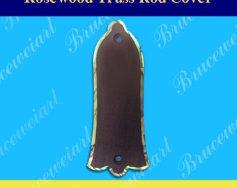 Free Shipping Fit Gibson Rosewood Truss Rod Cover, Abalone Inlay, Bruce Wei ( E-32 )