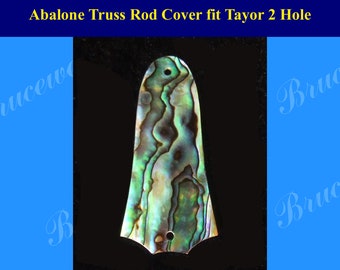 Bruce Wei, Guitar Part - Abalone Truss Rod Cover fit Taylor 2 Hole (224)