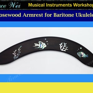 Bruce Wei, Rosewood Armrest For Baritone Ukulele (187)