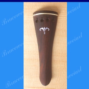 Bruce Wei, Violin Part - Rosewood Tailpiece w/ Mop Art Inlay ( 13 )