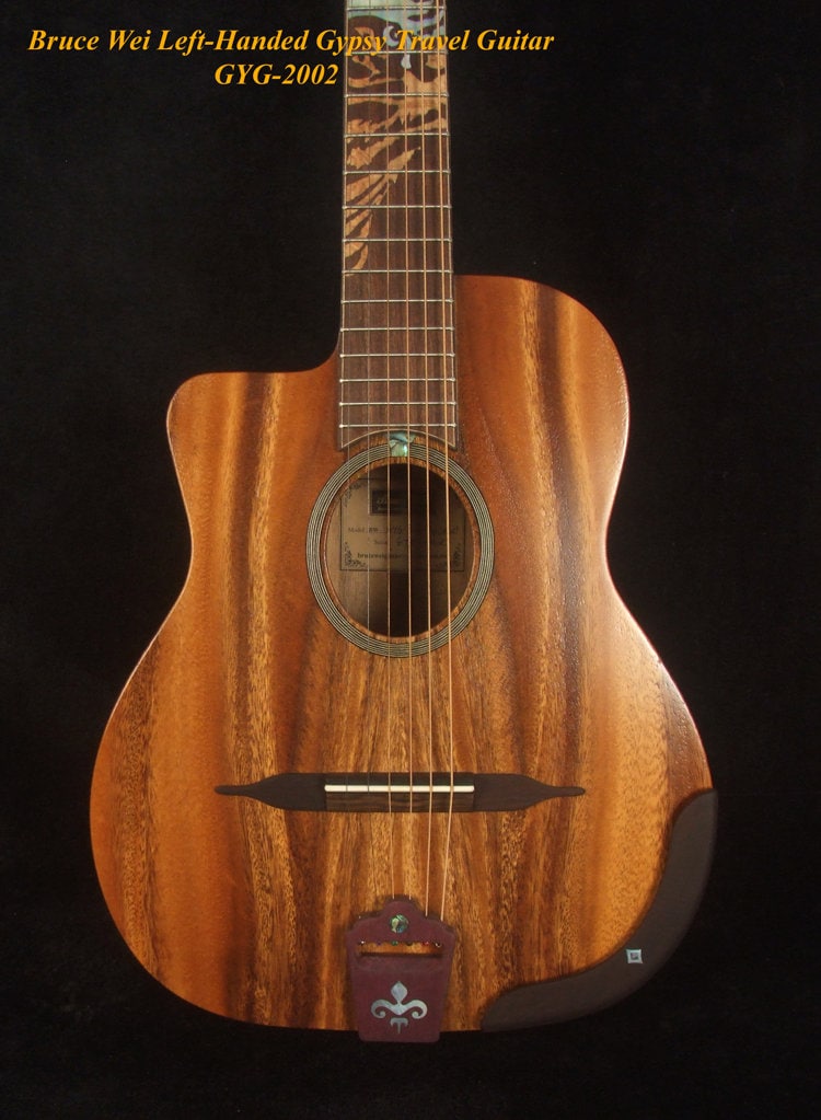 Left handed gypsy jazz guitar deals