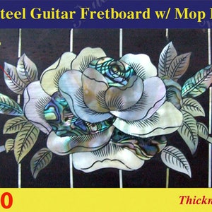 Bruce Wei, Lap Steel Fretboard w/MOP Inlay Scale 23&#39;&#39; ( 10 )
