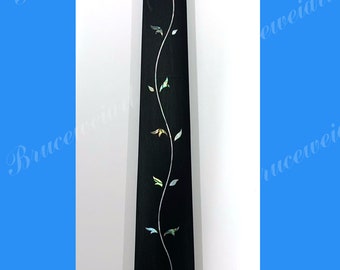 For 4/4 Violin, Ebony Fingerboard, MOP & Abalone Inlay, Bruce Wei VF-004