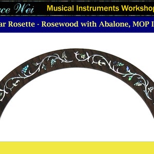 Bruce Wei, Acoustic Guitar Mop/ Abalone Inlay Rosette ( CR41 )