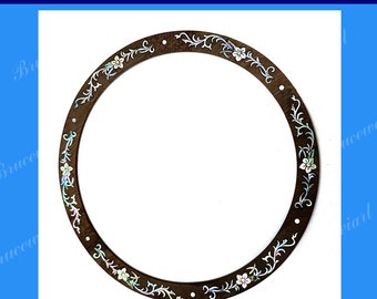 Bruce Wei, akoestische gitaar mop/abalone inlegrozet (CR42)