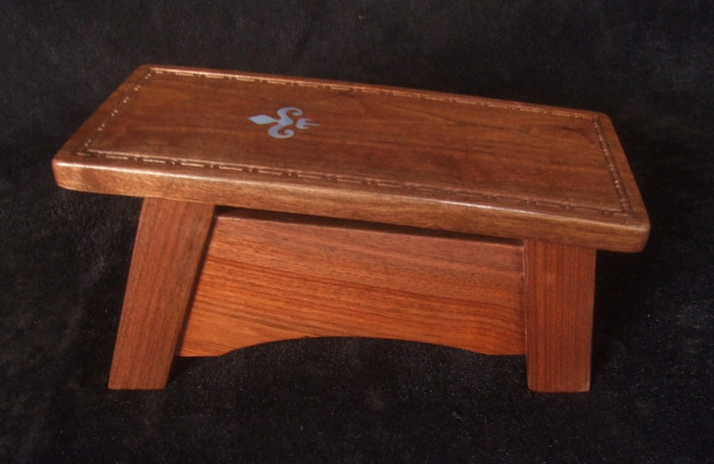 Solid Walnut Guitar Foot Rest Foot Stand Wood Engraved Mop Etsy