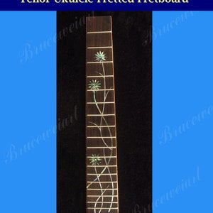Tenor Ukulele Fretted Rosewood Fretboard, MOP & Abalone Inlay, Bruce Wei (423)