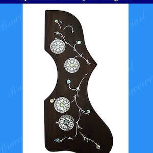 Bruce Wei, Replacement Rosewood Pickguard for Gibson J200  (703)