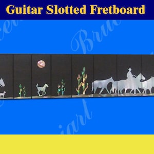 Guitar Handmade 25.5&quot; Slotted Rosewood Fretboard, MOP & Abalone Inlay, Bruce Wei ( 452 )