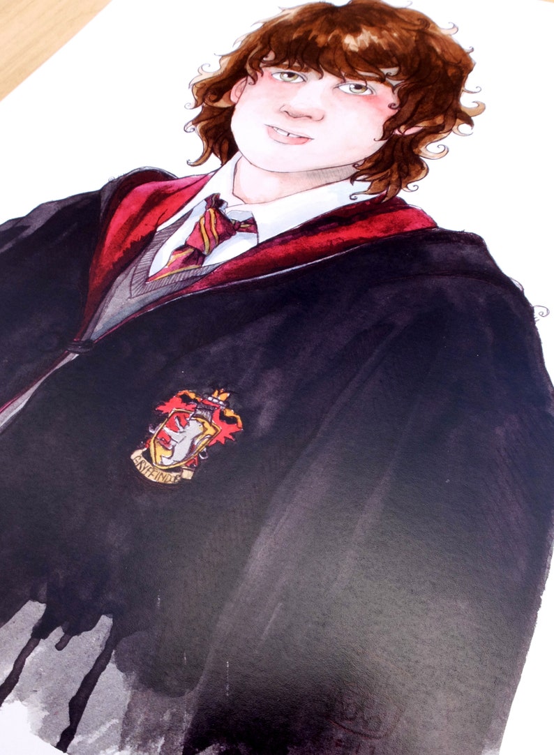 Neville Longbottom gift illustration art ilustración artworks Etsy