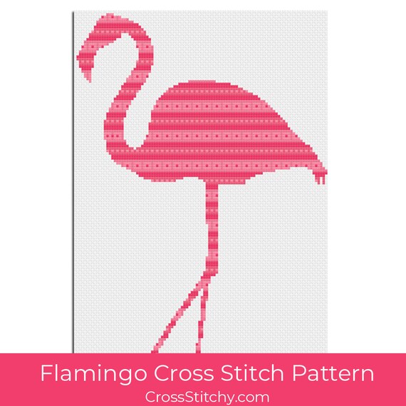 Cross Stitch Flamingo Chart