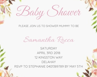 Baby Shower Invite