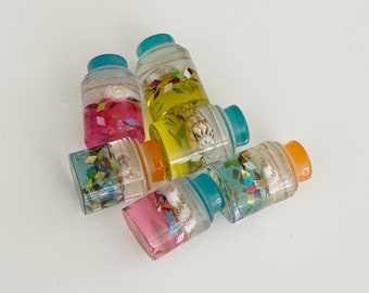 Miniature Bottle Mix Colors 21x15mm