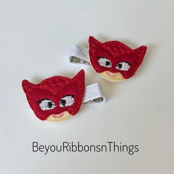 Owlette Hair Clip - PJ Kids - Toddler Hair Clips