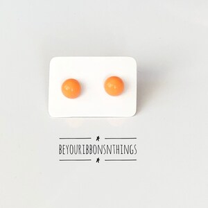 Girl Orange Candy Earrings - Summer Colorful Earrings - Cute Gifts
