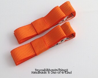 Orange Hair Clips