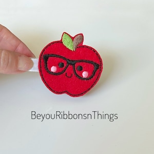 Apple - Back to School - First Day Hair Barrettes