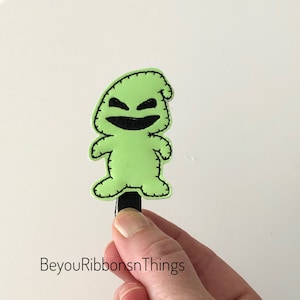 Boogie Man Hair Clip - Halloween Hair Clip - Glow in the Dark
