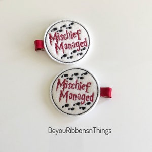 Mischief Wizard Potter Boy Hair Clips