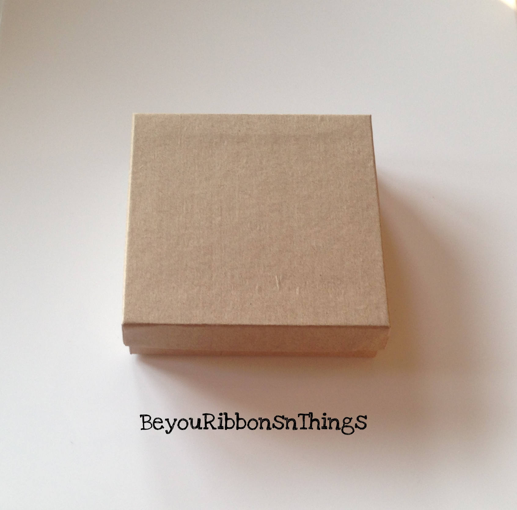 Brown Kraft Jewelry Gift Boxes, 5.5x3.5x2, 100 Pack, Fiber Fill