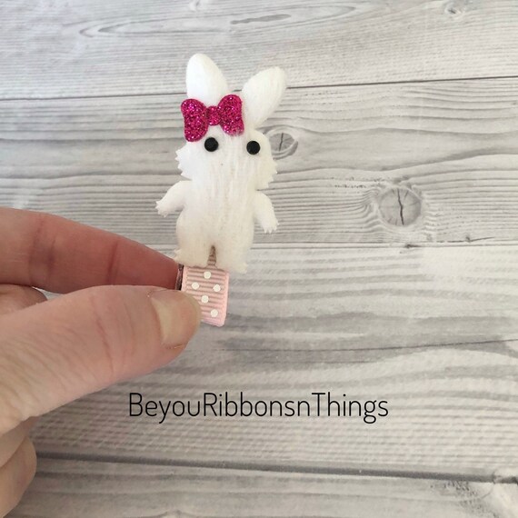 Sweet White Bunny Hair Clip Il_570xn