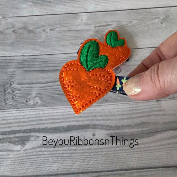 Carrot Easter Bunny Hair Clips Il_570xn