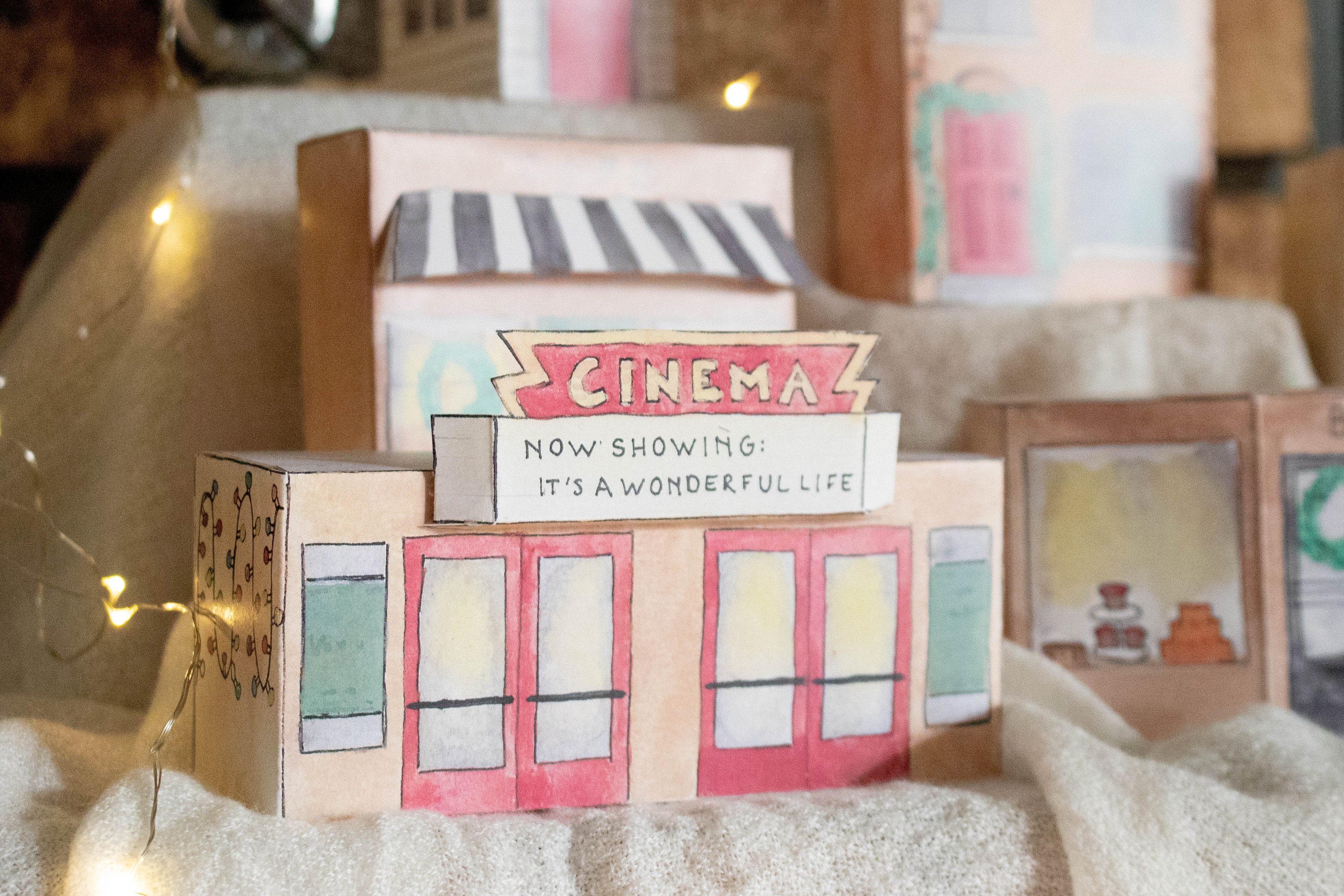 Christmas Village DIY Set Holiday Craft Kit Christmas Etsy